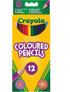 Кольорові олівці (12 шт), Crayola 68-4012