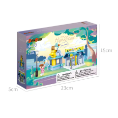 Конструктор "Центральная улица/ Игрушечный магазин" 140 эл., Banbao ET805