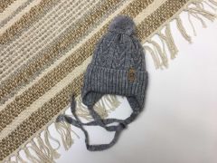 Шапка с флисовой подкладкой внутри (серый меланж) Talvi 02990