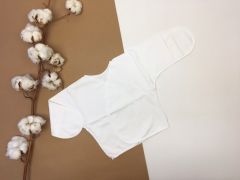 Трикотажная льоля внутри с легким начесом (белый), Мамино чадо 11-109