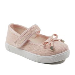 Текстильні балетки-мокасини для дитини, Apawwa Z513 pink