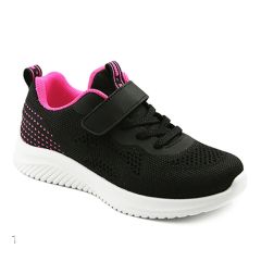 Тексильні кросівки для дитини, Z396 black/fuchsia