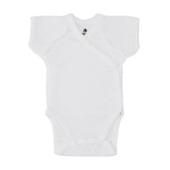 Боди-льоля из ажурного трикотажа для ребенка (белый), 251005