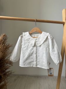 Бавовняна блуза для дівчинки, Lotex, 307-10