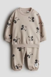 Комплект-двойка на флисе внутри "Micke Mouse", 1262221004
