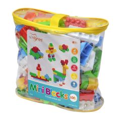 Конструктор "Mini Blocks" 100 эл. в сумке, Tigres 39982