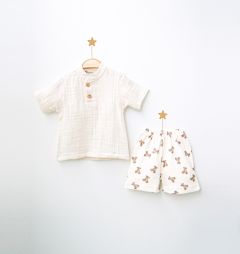Комплект-двійка з мусліновою футболкою, 5000 Minibubbles