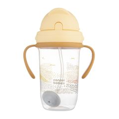 Кружка непроливайка с трубочкой и утяжелителем 270 мл ''MOUNTAINS'', Canpol babies 56/620_bei