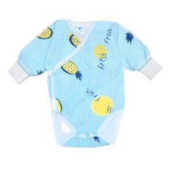 Трикотажне боді-льоля для малюка (блакитний/смужка), 2010203