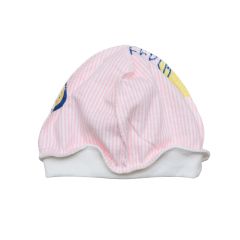 Трикотажна шапочка для дитини (рожевий/смужка), 2015303