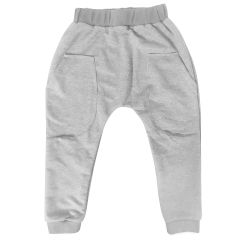 Трикотажні штанята для дитини (сірий меланж), 2015607