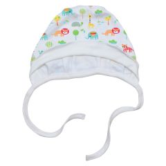 Трикотажна шапочка для малюка (м'ятний і оранжевий) від Minikin, 208903