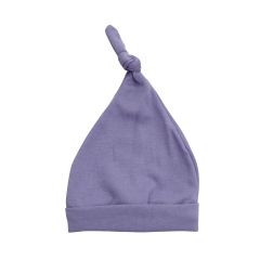 Трикотажна шапочка з вузликом для малюка (фіолетова), Minikin 213903