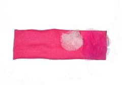  Стильна пов'язка (темно-рожева), YoClub COP-017