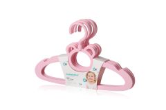 Набір дитячих вішалок (5 шт) рожевий, BH-724P Babyhood 