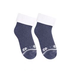 Шкарпетки з махровою ниткою (джинс), Duna,4031