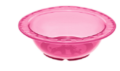 Тарелка для кормления глубокая (розовая),Nip 37064