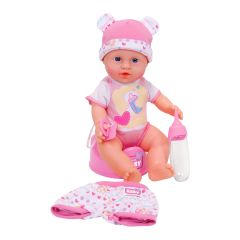 Пупс New Born Baby з одягом і аксесуарами (30 см), Simba 105032485