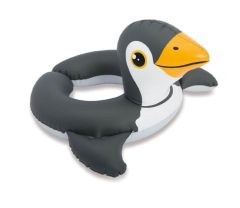 Надувний круг для плавання "Пінгвін", 76х55 см., INTEX 59220