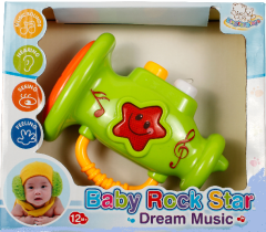 Іграшка для дітей музична розвиваюча "Туба" (салатова), Lindo А 659