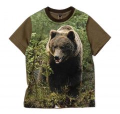Трикотажная футболка "Медведь" для мальчика, 10740-2