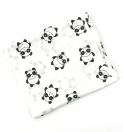 Муслиновая пеленка, 120*100 (панда), Minikin 2015214