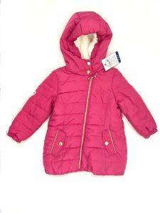 Теплое  пальто с флисовой подкладкой для девочки , 3A3506