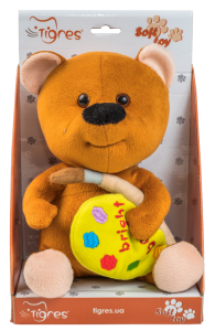 М'яка іграшка - ведмедик "Be bright ", 22 см, Tigres, ІГ-0070