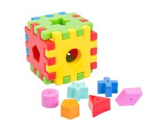 Розвиваюча іграшка-сортер "Чарівний куб" 12 елементів, 39176