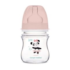 Антиколиковая бутылочка с широким отверстием  120мл (панда) Canpol Babies 35/220