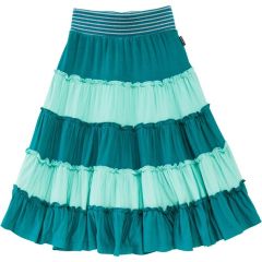 Трикотажная юбка с фальбанамы, 9106