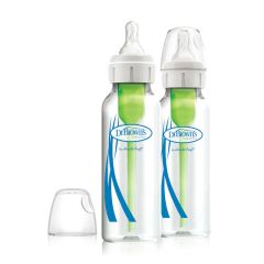 Набор стеклянных бутылочек с узким горлышком Options+ (2х250мл), Dr. Brown's SB82023-P2