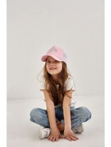 Модная  кепка для девочки "Даниэла" 21.03.022 (розовая)