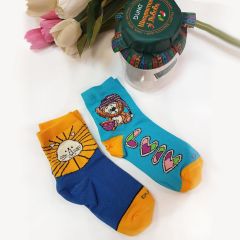 Набір трикотажних шкарпеток (в подарунковій упаковці) 2шт., Duna 1063