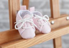 Бавовняні пінетки для малюка (рожеві), 1059