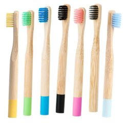 Дитяча бамбукова зубна щітка (блакитна), MFT