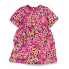 Трикотажное боди-платье для девочки, 12039