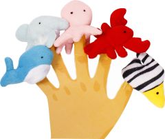 Набір іграшок на пальці (морські мешканці), Lindo Р 266