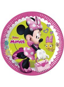 Бумажные тарелки Minnie Mouse / Мини Маус  23 см (8 шт),87860
