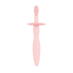 Зубная щетка силиконовая с ограничителем (розовая), Canpol babies 51/500