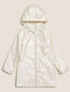 Куртка-дождевик с трикотажной подкладкой для девочки