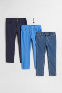 Твиловые штаны для мальчика от H&M 1шт.(голубые)