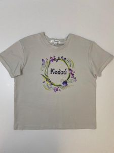 Трикотажна футболка для дівчинки "Кохай", Ф-319199 Mokkibym