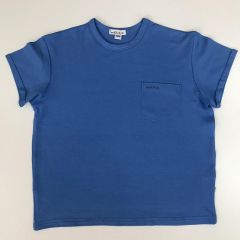 Трикотажная футболка для ребенка (синяя), Б-181824 Mokkibym