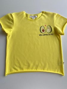 Трикотажна футболка для дівчинки (два авокадо), Ф-309099 Mokkibym