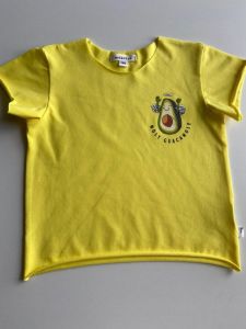 Трикотажная футболка для девочки (авокадо), Ф-309099 Mokkibym