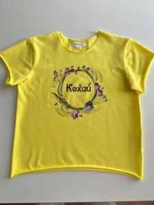 Трикотажная футболка для девочки (люби), Ф-309099 Mokkibym