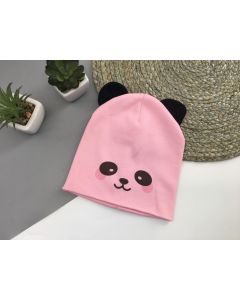 Трикотажна шапка для дівчинки (рожева), Talvi 02088