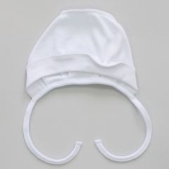 Трикотажна шапочка для малюка (біла) від Minikin, 21303