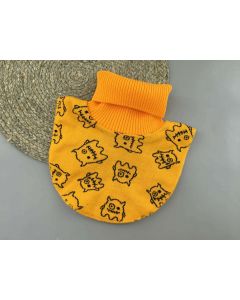 Трикотажна манішка з флісом для дитини (жовта), Talvi 01960